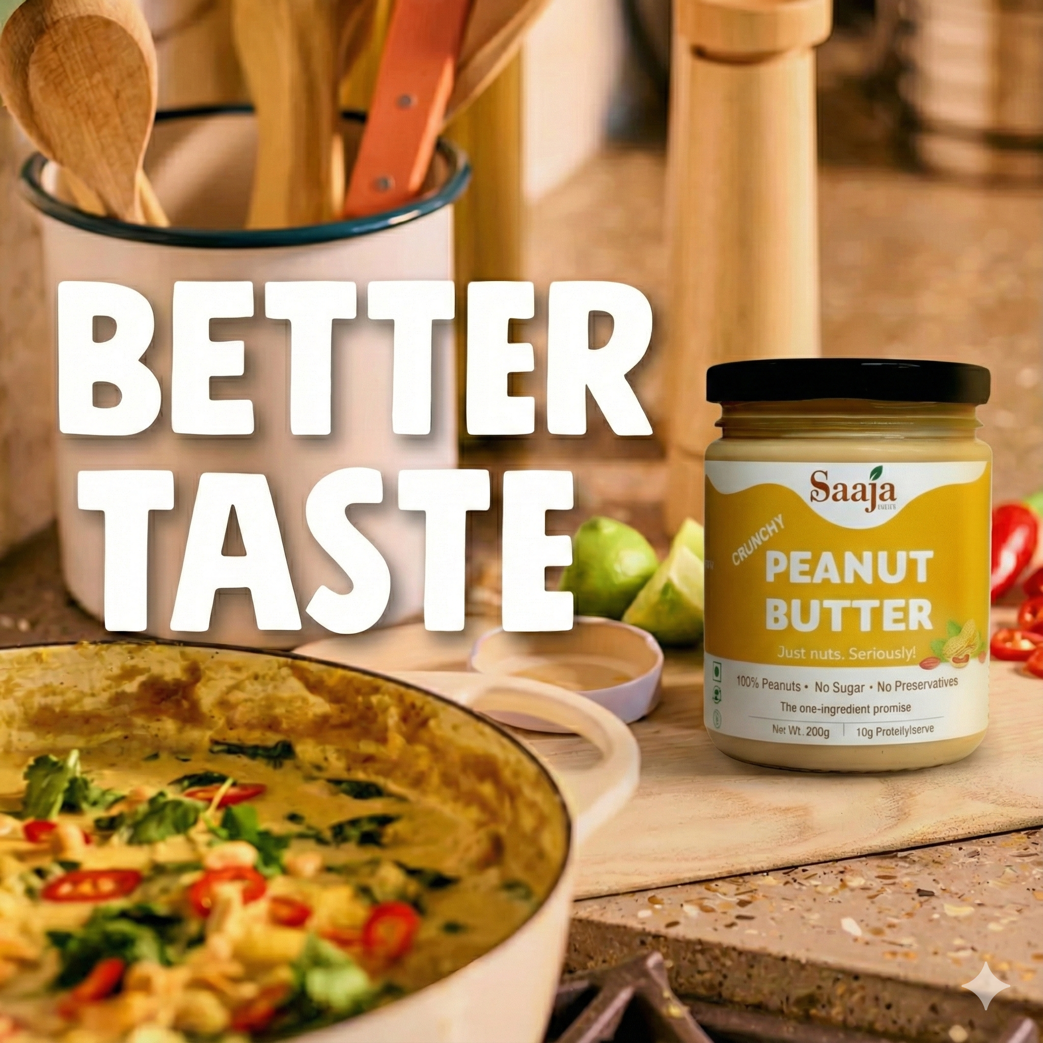 Better Taste - Saaja Foods Premium Nut Butter