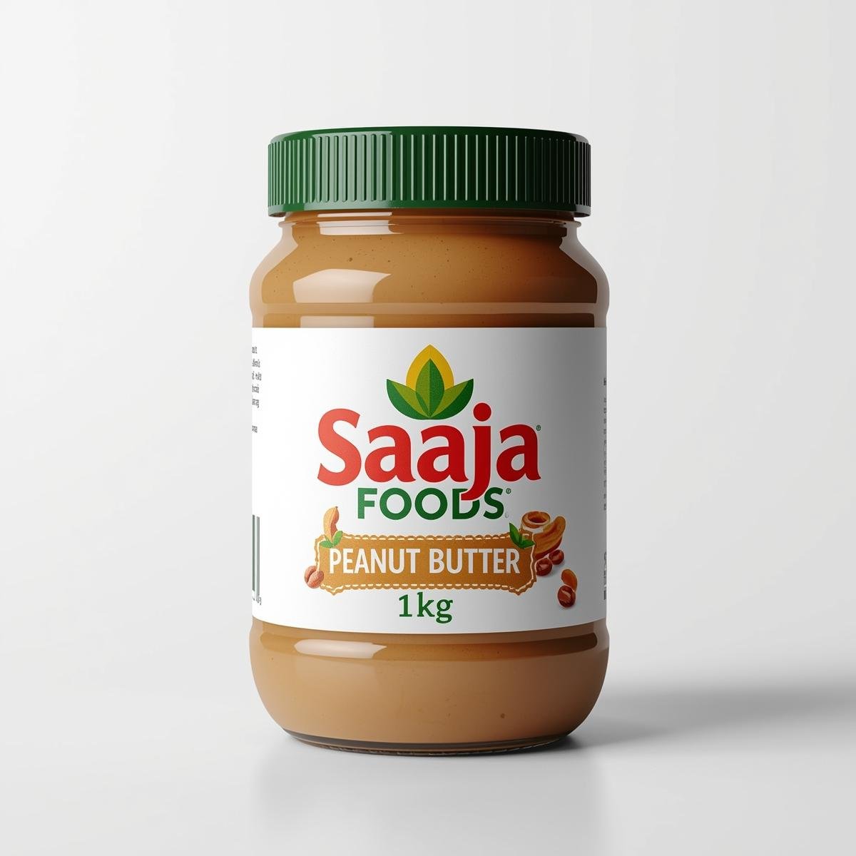 Saaja Naked Peanut Butter_1kg_Family Pack