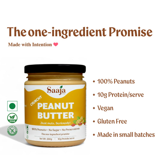 Saaja Crunchy Peanut Butter_200grams (Copy)